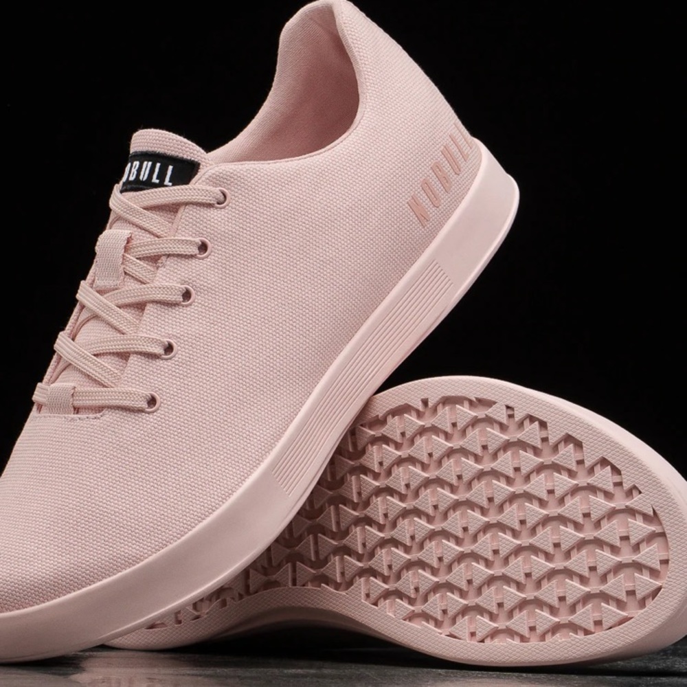 NoBull Blush Canvas Trainers
